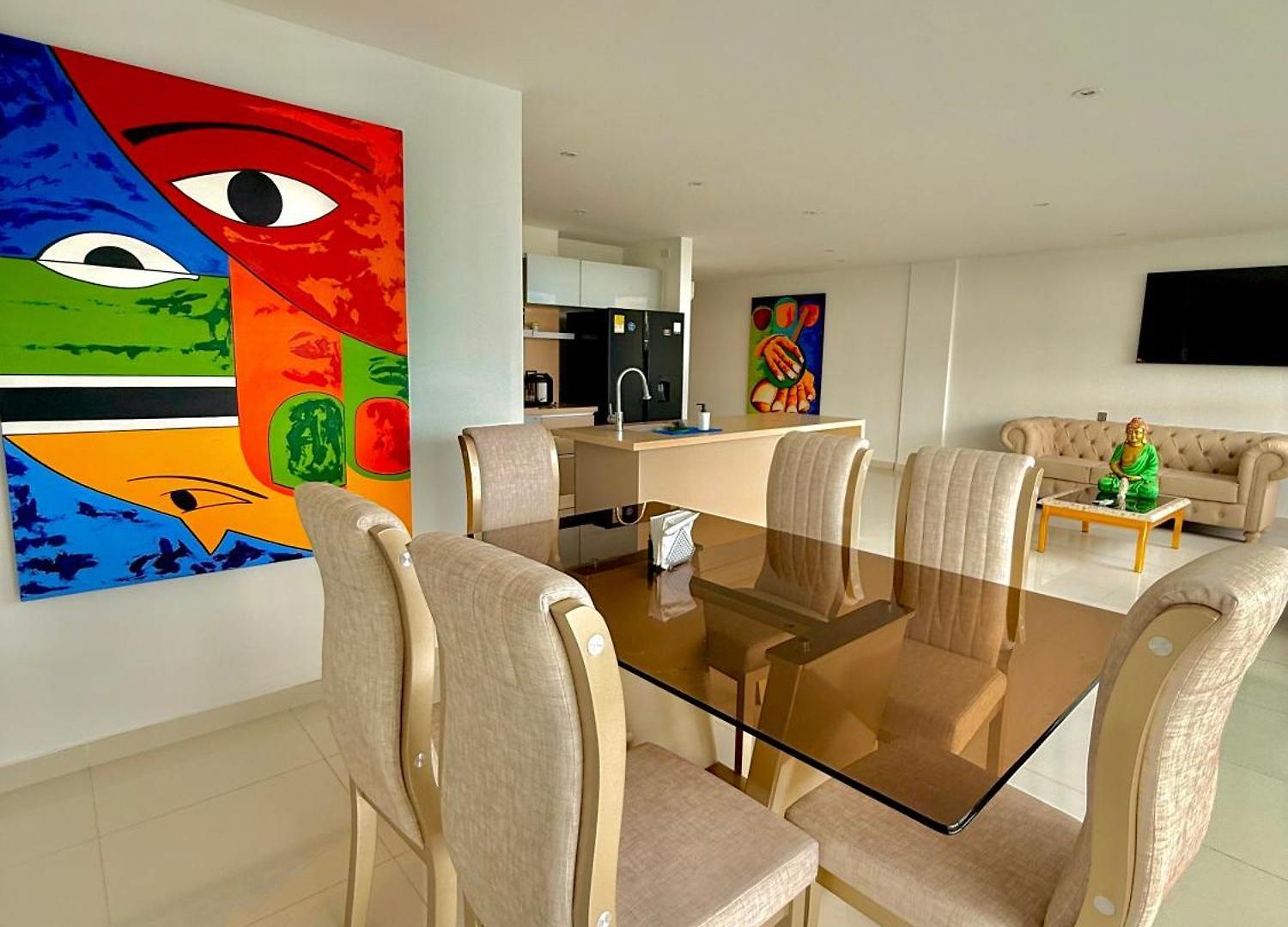 Apartamento De Lujo Con Vista Al Mar En Karibana *