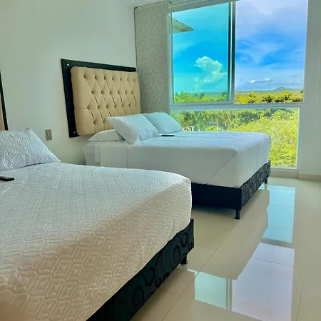De Lujo Con Vista Al Mar En Karibana Apartamento