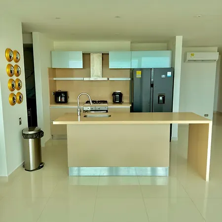De Lujo Con Vista Al Mar En Karibana Apartamento Cartagena