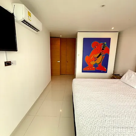 De Lujo Con Vista Al Mar En Karibana Apartamento Cartagena